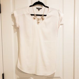 Express Silky V-neck Gramercy Tee